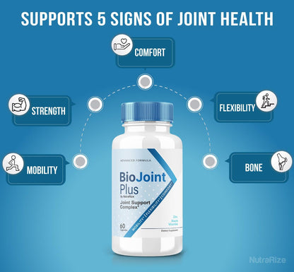 BioJoint Plus - BioJoint Plus Advanced Joint Support Formula, BioJoint Supplement, BioJoint Maximum Strength Pills for Joint Wellness and Mobility, Bio Joint Plus Reviews (60 Capsules) - dailyvitalstore