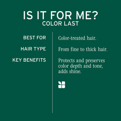 Biolage Color Last Shampoo - For Color-Treated Hair, Nourishes, Strengthens, Hydrates and Adds Shine, Soybean Oil & Stearic Acid - dailyvitalstore