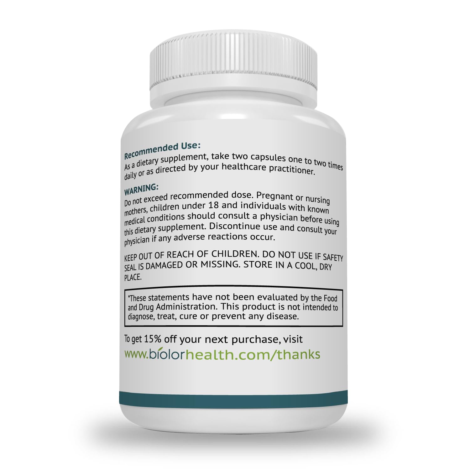 Biolor High Absorption Propionyl-L-Carnitine (PLCAR) No Artificial Fillers - Effective Propionyl L Carnitine HCL Supplement to Support Blood Circulation - 120 Capsules - dailyvitalstore