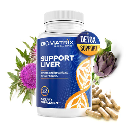 BioMatrix Liver Cleanse Detox & Repair, Artichoke Extract Liver Health Formula, Liver Supplement with Milk Thistle, Taurine, Methionine - dailyvitalstore