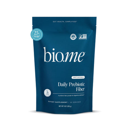Bio.me Daily Prebiotic Fiber Powder Unflavored - 7g Per Serving - Soluble & Insoluble Fiber Supplement Powder for Women & Men - Digestive Health & Gut Health - dailyvitalstore