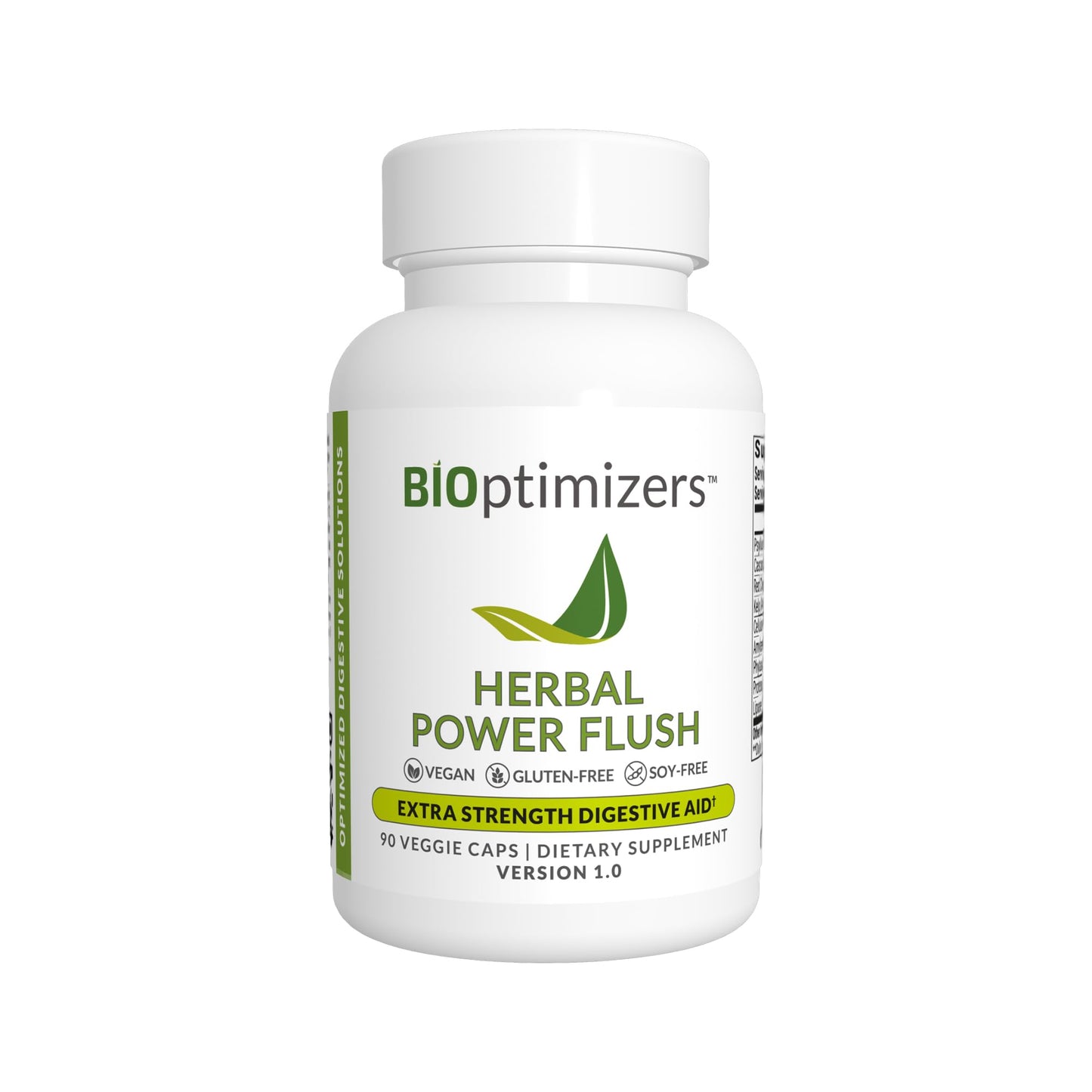 BIOptimizers Herbal Power Flush - Extra Strength Digestive Cleanse - Eliminate Toxins Improve Bowel Digestion - dailyvitalstore