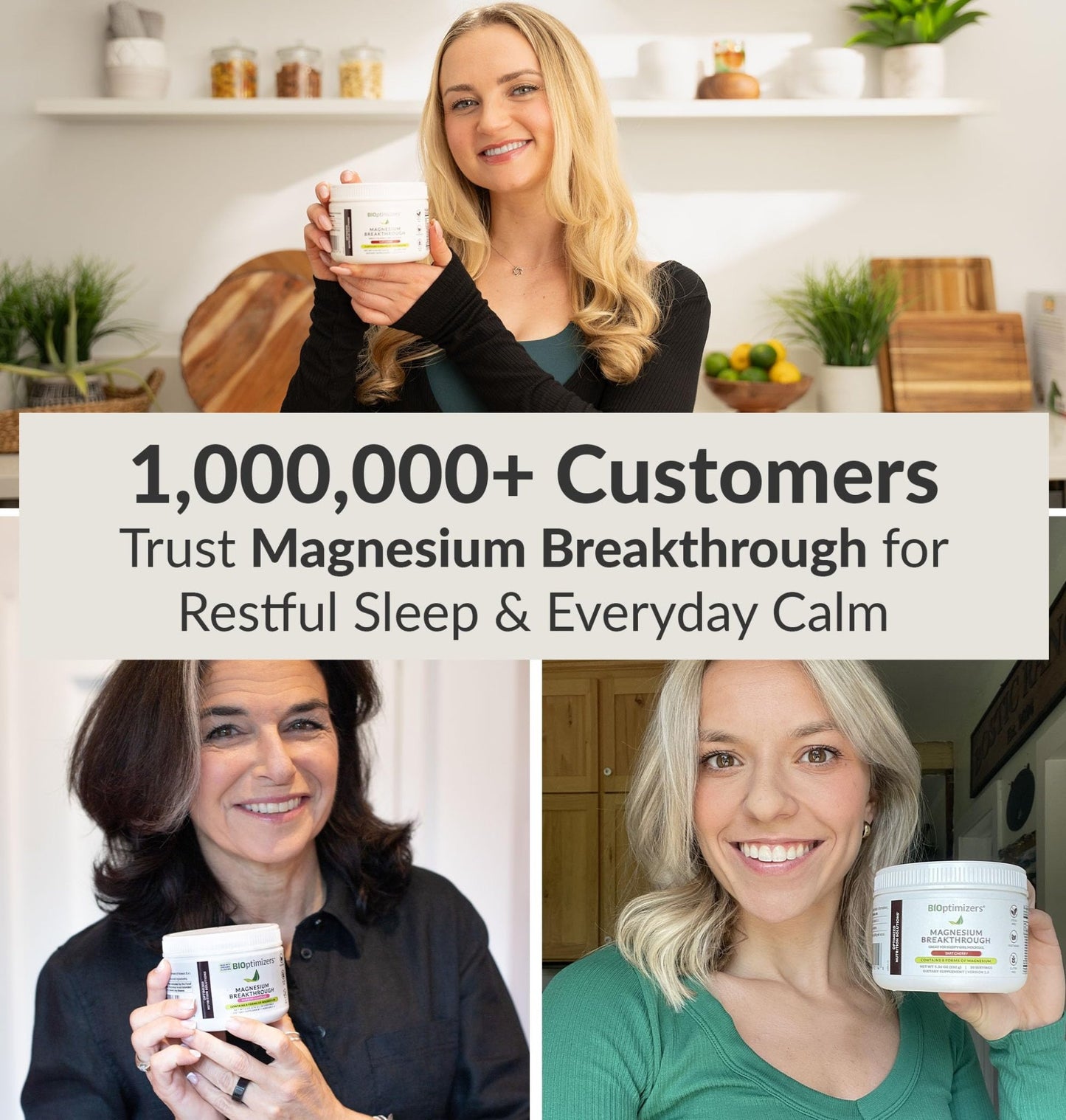 BIOptimizers Magnesium Breakthrough Drink - 8 Forms of Magnesium, Electrolytes, Sleep Health, Stress, Muscle Recovery, Heart Support | Glycinate, Citrate, Malate- Raspberry Lemon - dailyvitalstore