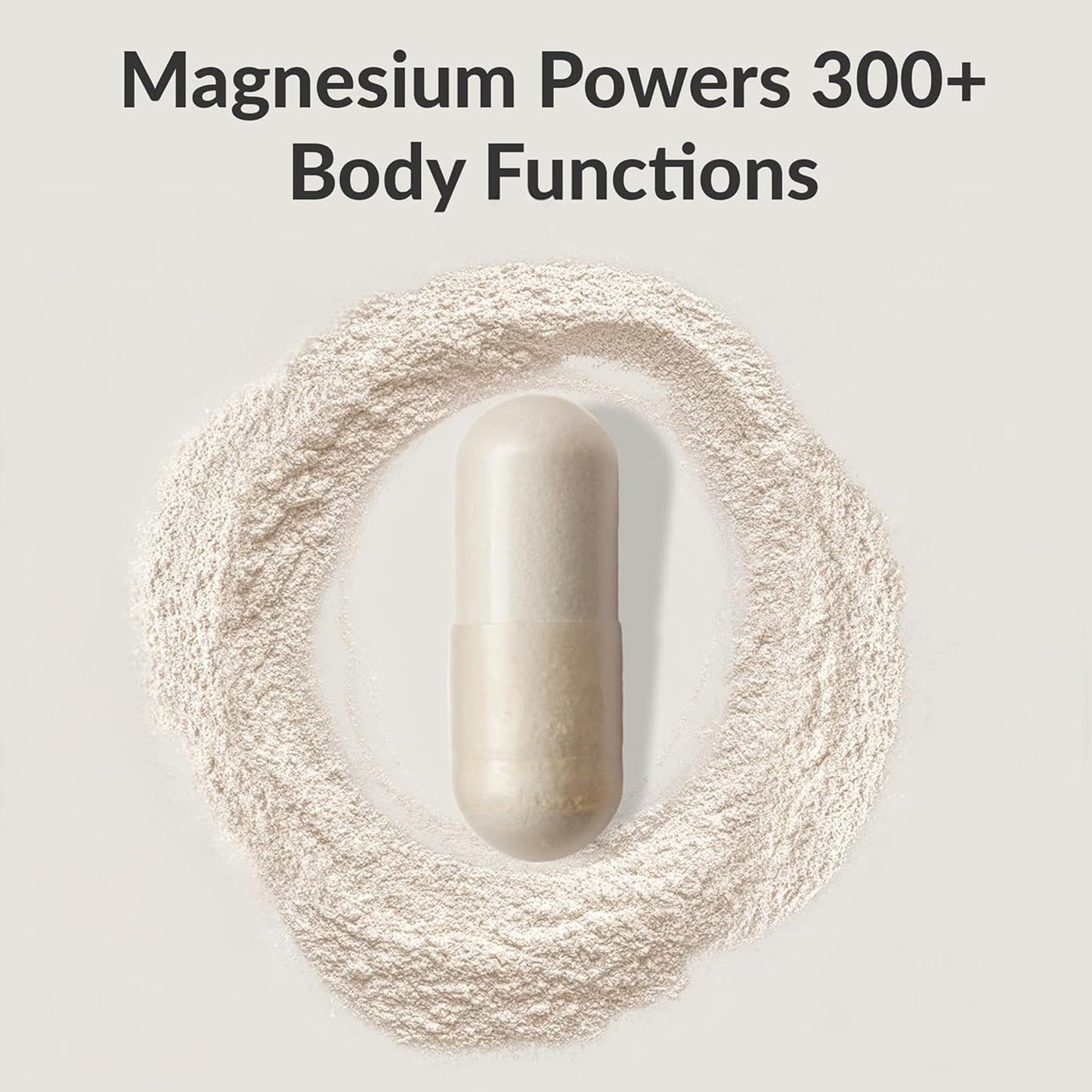 BIOptimizers Magnesium Breakthrough Supplement with 500mg - 7 Forms of Magnesium: Glycinate, Malate, Citrate, and More - Natural Support for Sleep and Cognitive Function -30 Capsules- Calming Vitamins - dailyvitalstore