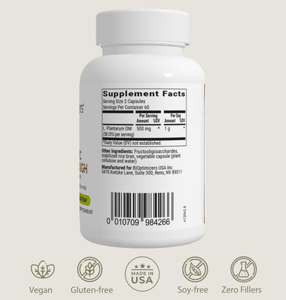 BIOptimizers Probiotic Breakthrough – Lactobacillus Plantarum OM Probiotics & Prebiotics Health Supplement for Gut, Digestive & Immune Support Probiotics - dailyvitalstore