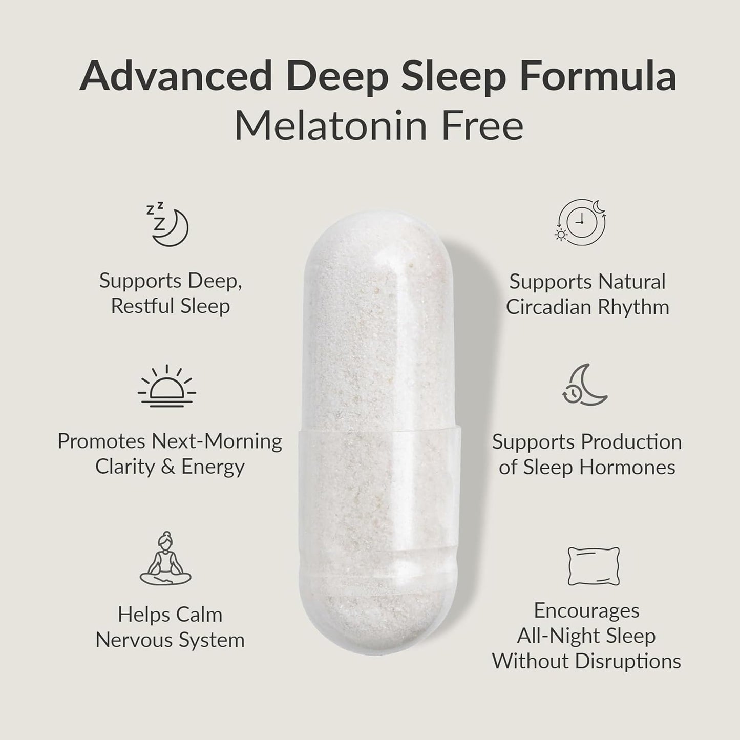 BIOptimizers Sleep Breakthrough Capsules - Natural Support Supplement | Calming Relief Aid for Adults - dailyvitalstore