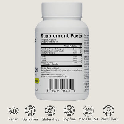 BIOptimizers Sleep Breakthrough Capsules - Natural Support Supplement | Calming Relief Aid for Adults - dailyvitalstore