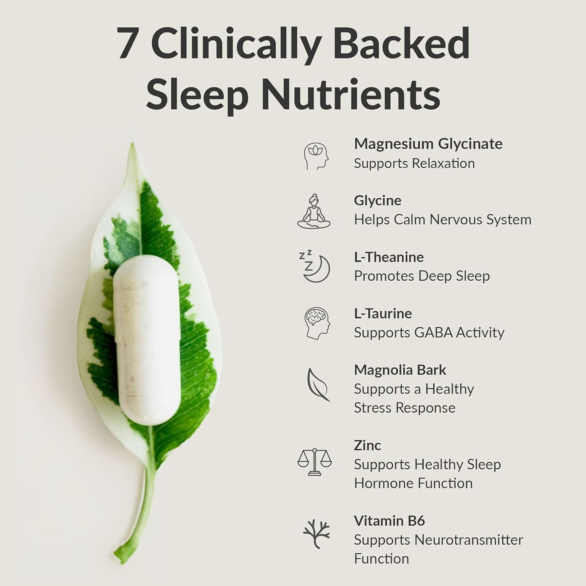 BIOptimizers Sleep Breakthrough Capsules - Natural Support Supplement | Calming Relief Aid for Adults - dailyvitalstore