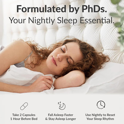 BIOptimizers Sleep Breakthrough Capsules - Natural Support Supplement | Calming Relief Aid for Adults - dailyvitalstore