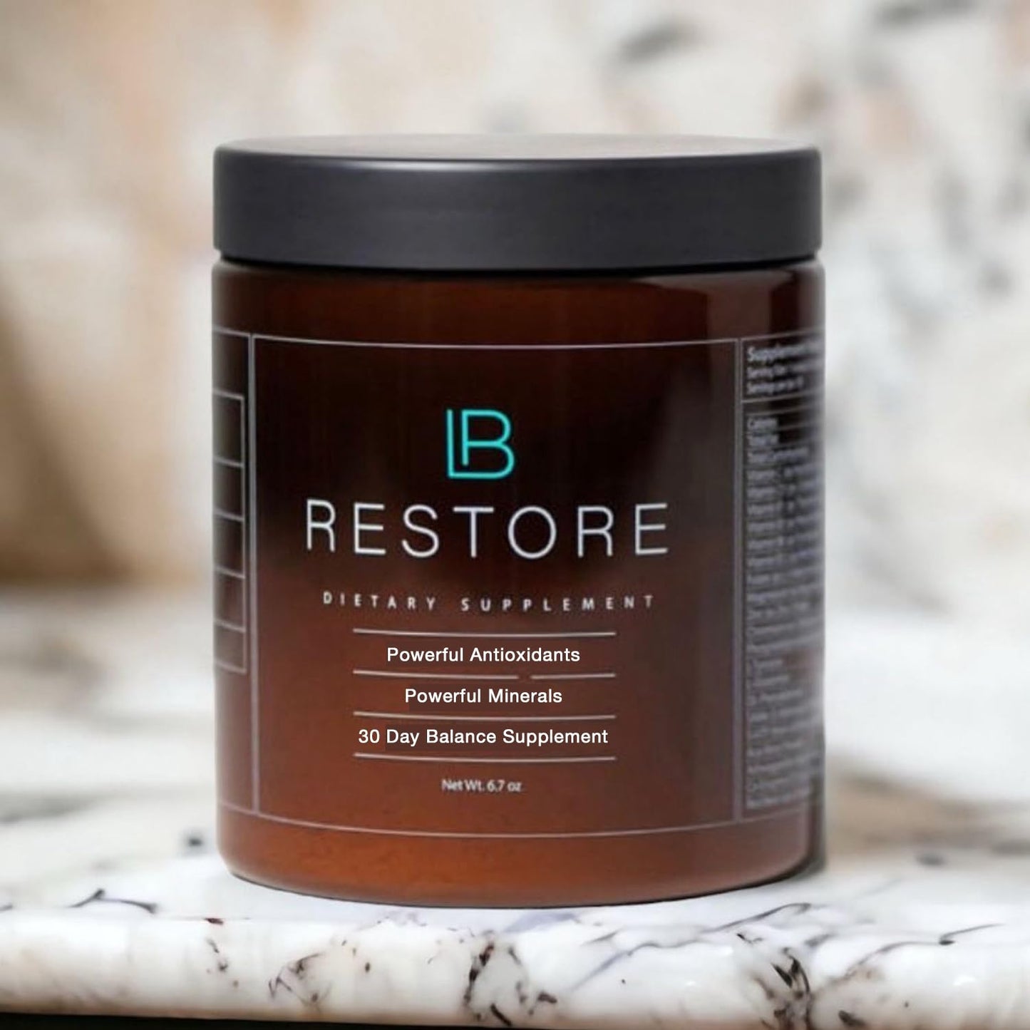 BioRebalance Restore Advanced Multi-Nutrient System Pure Powder Formula - 30 Day Balance Supplement - Contains Powerful Antioxidants, Minerals, Essential Amino & Fatty Acids - dailyvitalstore
