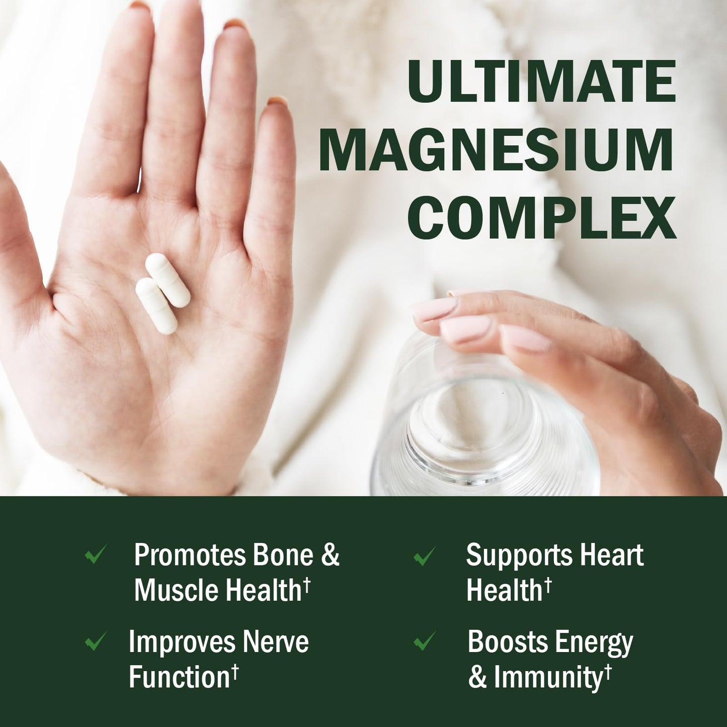 BioSchwartz Magnesium Complex Supplement (90 Capsules) 350mg Magnesium Glycinate Citrate Malate and Taurate Per Serving for Healthy Nerves Muscles Heart Sleep Support (Vegan, Gluten-Free, Non-GMO) - dailyvitalstore