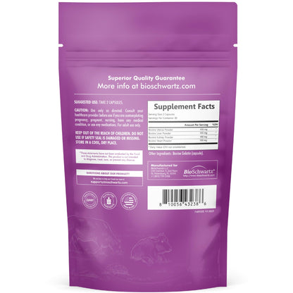 BioSchwartz Primal Beef Organ Supplement for Women - 60 Capsules - Grass-Fed & Pasture-Raised - Supports Healthy Hair Skin and Nails, Hormone Balance - with Bovine Liver, Kidney, Heart, Uterus Powder - dailyvitalstore