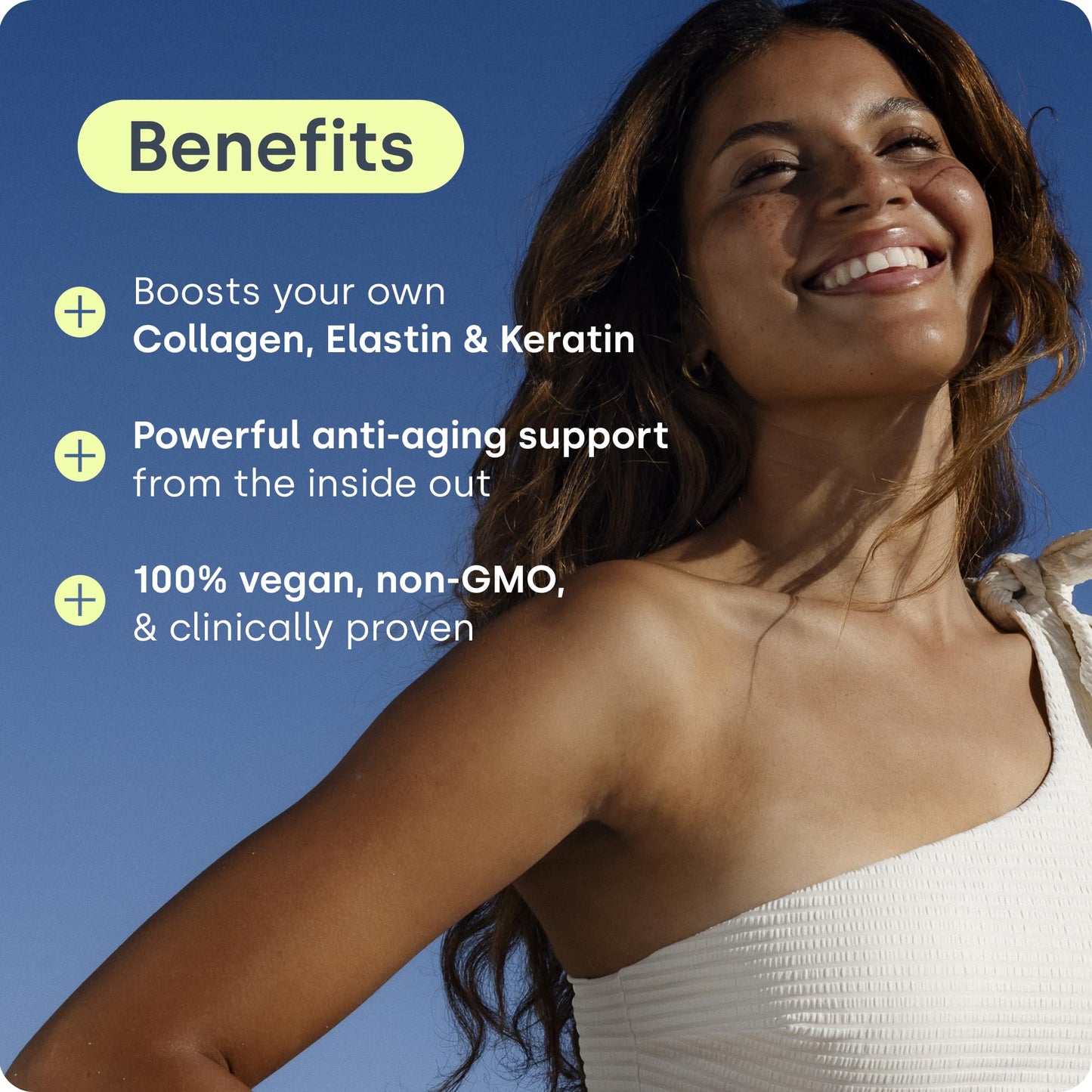 Biosil Collagen Booster Supplement - 180 Vegan Capsules - Patented ch-OSA Activator for Skin, Hair, Nails & Joints - Supports Natural Production - 90-Day Supply - dailyvitalstore