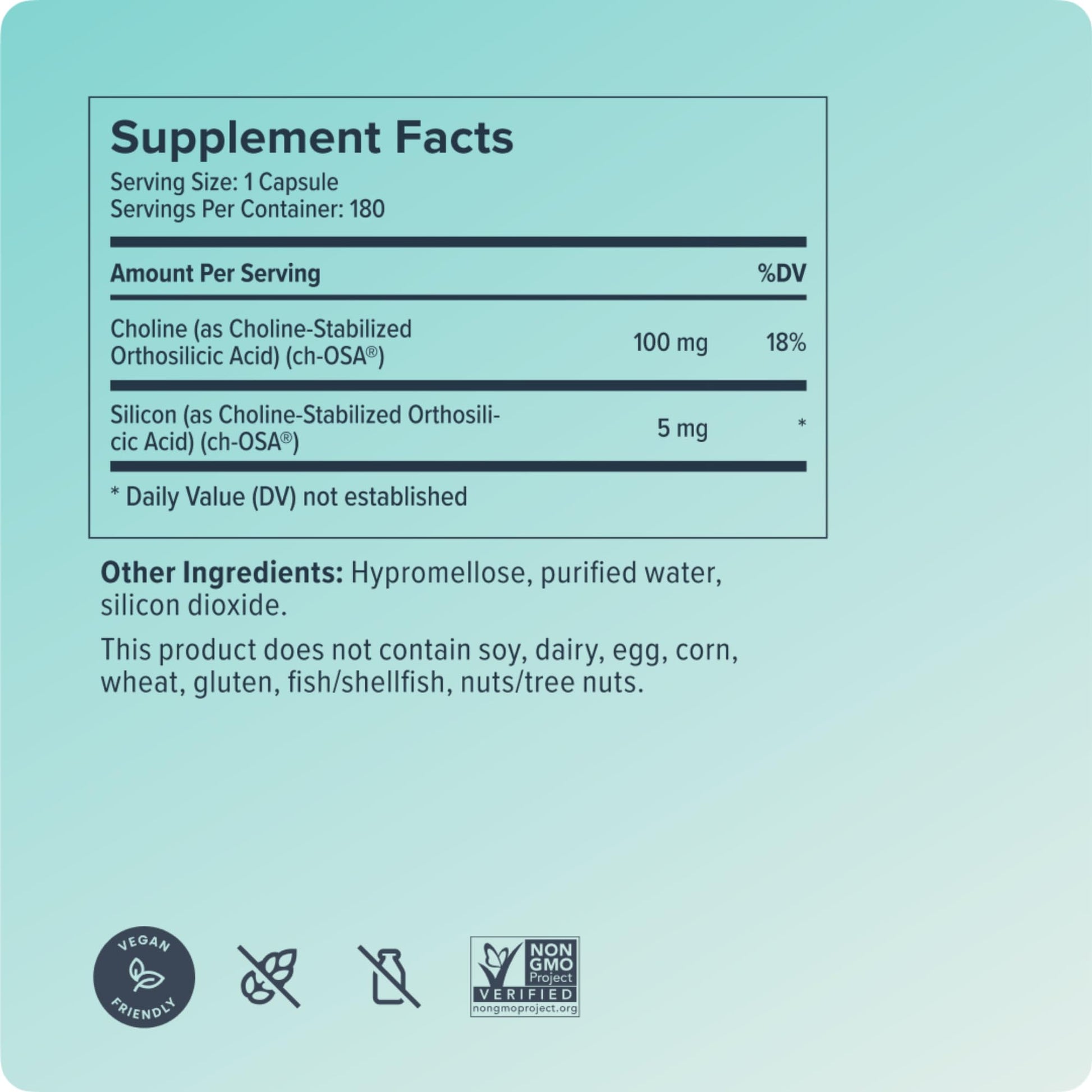 Biosil Collagen Booster Supplement - 180 Vegan Capsules - Patented ch-OSA Activator for Skin, Hair, Nails & Joints - Supports Natural Production - 90-Day Supply - dailyvitalstore