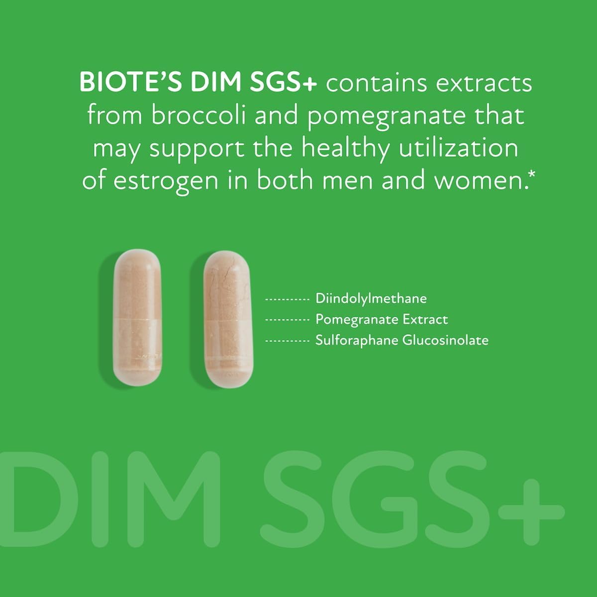 Biote Nutraceuticals - DIM SGS + Detox (60 Capsules) - dailyvitalstore