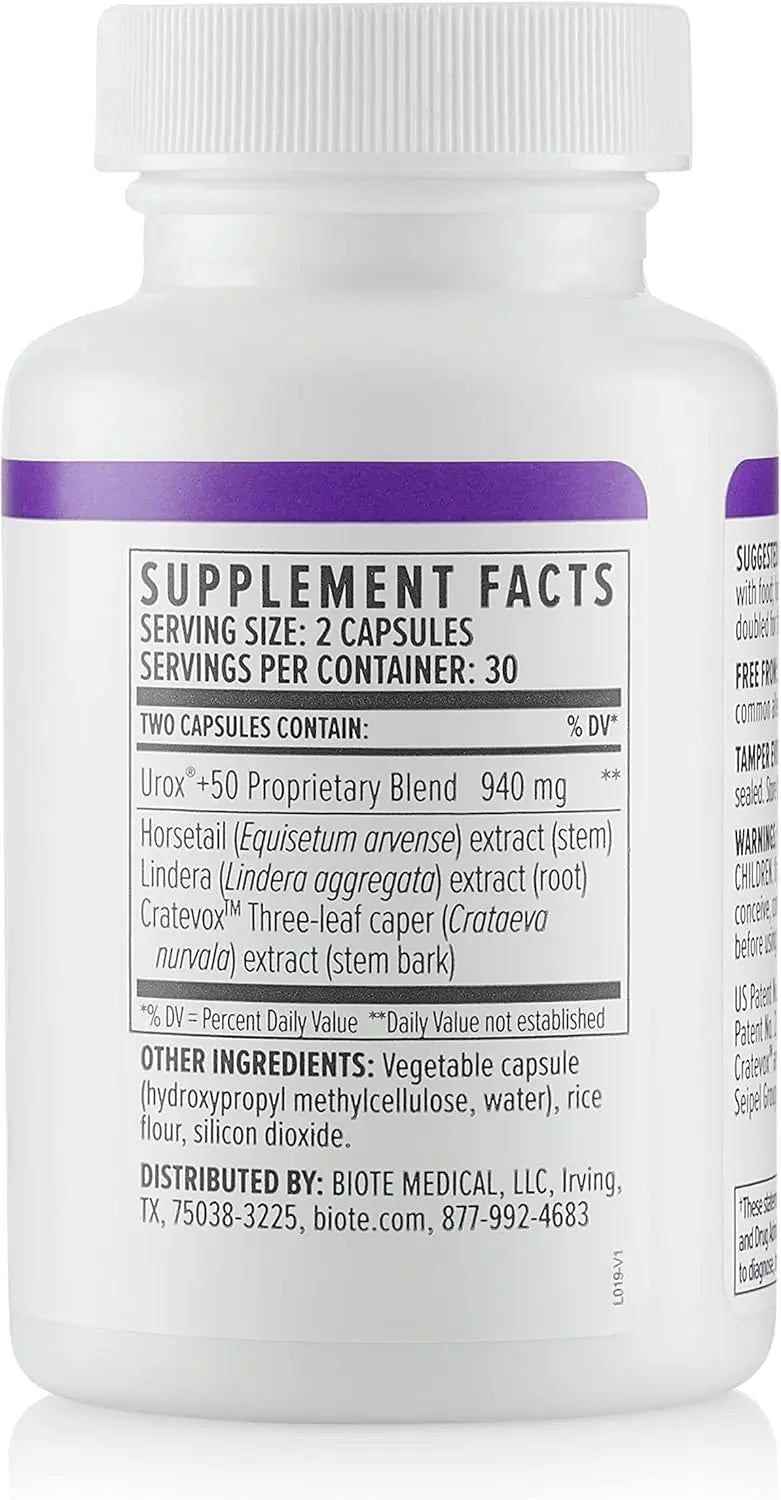 Biote Nutraceuticals - Urox+ - Bladder Health (60 Capsules) - dailyvitalstore