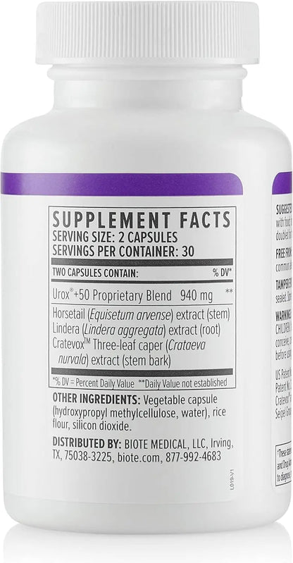 Biote Nutraceuticals - Urox+ - Bladder Health (60 Capsules) - dailyvitalstore