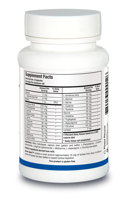 Biotics Research Amino Sport Broad Spectrum Amino Acids, Essential Amino Acids, BCAAs, Sports Recovery, Support Lean Muscle Mass 180 Capsules - dailyvitalstore