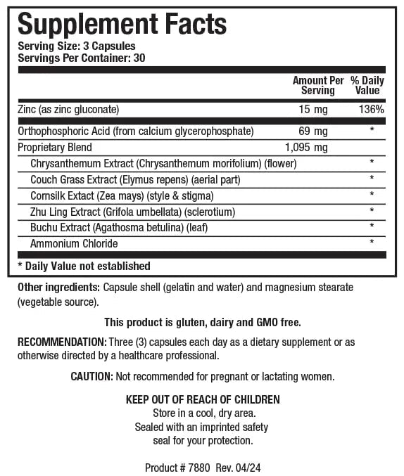 Biotics Research UT Complex™– Chrysanthemum, Couch Grass, Cornsilk, Zhu Ling and Buchu Extract, Urinary Tract Support, Kidney Function, Renal Health. 90 Capsules. - dailyvitalstore