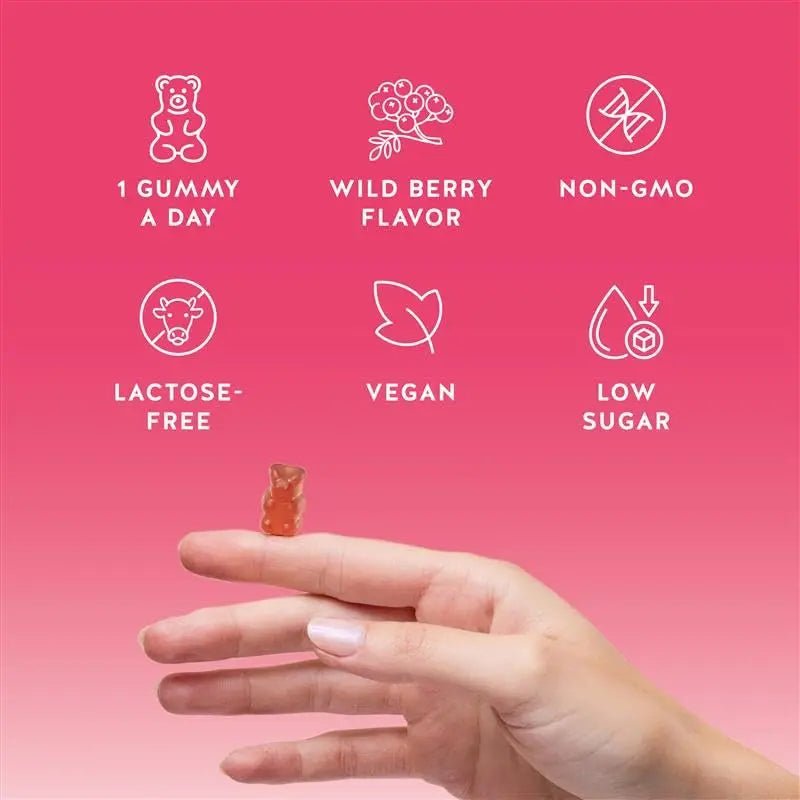 Biotin Gummies for Hair, Skin & Nails. 5,000 mcg High Potency Vegan Vitamins for Faster Hair Growth, Stronger Nails & Healthy Skin. with Vitamins C & E, 90 Gummies - dailyvitalstore
