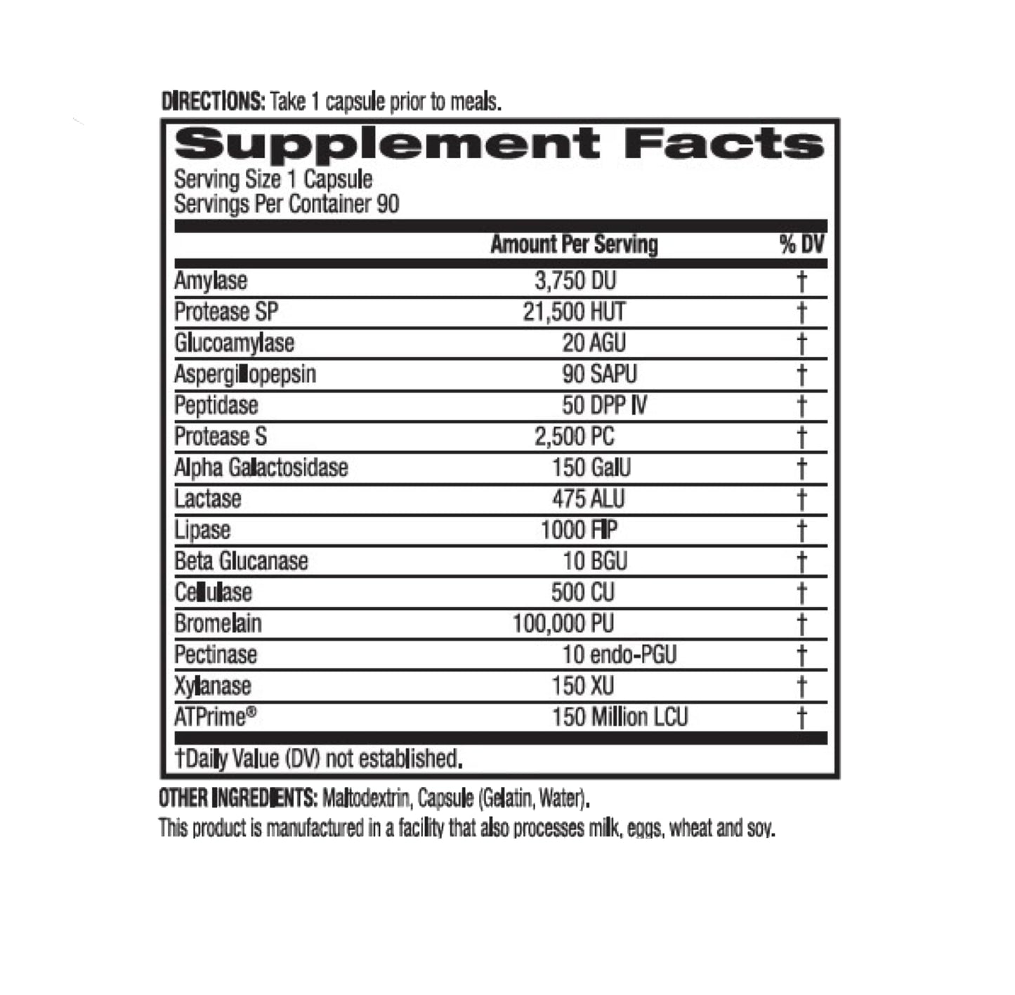 BioTrust AbsorbMax Broad Spectrum Digestive Enzyme Blend, Gluten Free, Non GMO, Digestive Support for Nutrient Digestion, Absorption and Periodic - dailyvitalstore