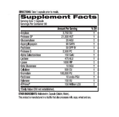 BioTrust AbsorbMax Broad Spectrum Digestive Enzyme Blend, Gluten Free, Non GMO, Digestive Support for Nutrient Digestion, Absorption and Periodic - dailyvitalstore