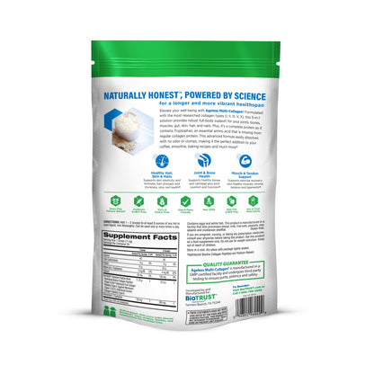 BioTrust Ageless Multi Collagen Peptides Powder - 5 Types (I, II, III, V, X) - Unflavored Collagen Powder for Women & Men - Hydrolyzed Protein - dailyvitalstore