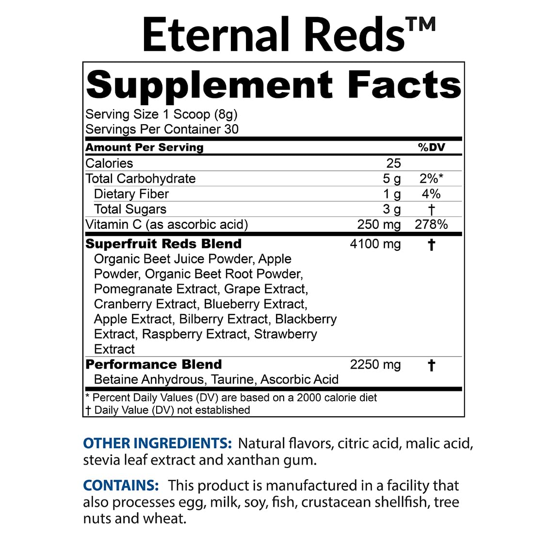 BioTrust Eternal Reds, Red Superfoods Powder, Support for Heart Health and Circulation, Energy, Stamina, No Added Sugar or Caffeine, Naturally Flavored and Sweetened, Berry Flavor (30 Servings) - dailyvitalstore