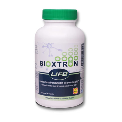 Bioxtron Life AFA Stem Cell Supplement - Joint Support & Muscle Pain - Immune System Support - Support Energy Levels - Stem Cell Production - Blue Green Algae Spirulina - 90 Caps + Cream 2 oz - dailyvitalstore