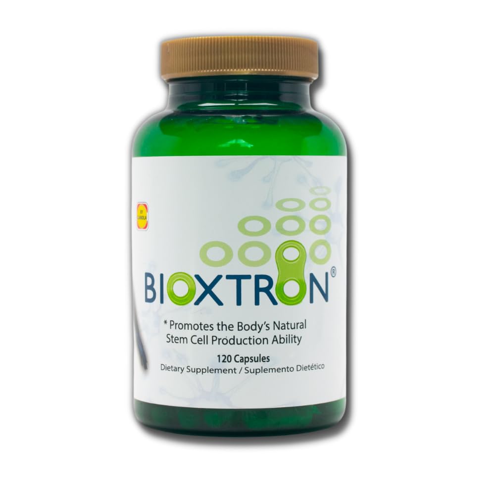Bioxtron Natural AFA Stem Cell Supplement - Joint Support & Muscle Pain - Immune System Support - Natural Blue Green Algae Spirulina - 120 Caps - dailyvitalstore