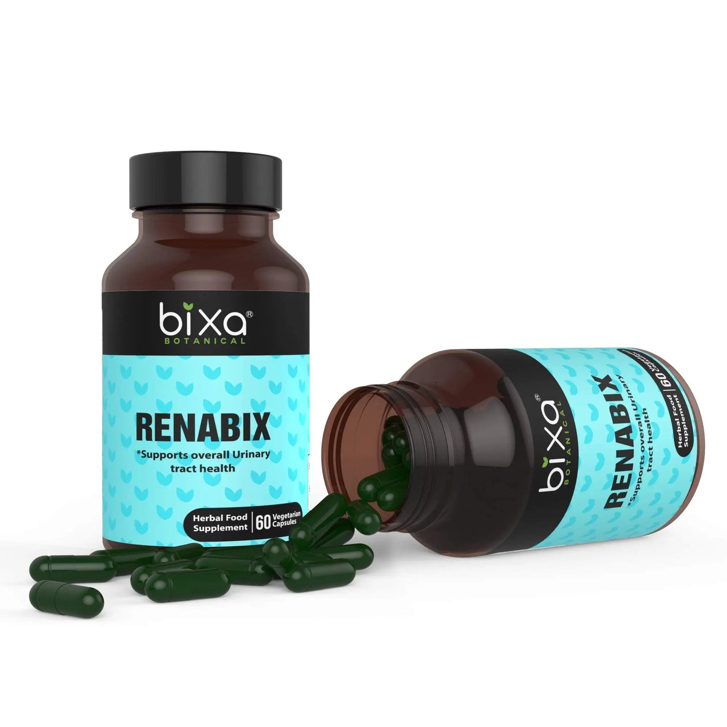 bixa BOTANICAL Ayurvedic Natural Herbal Supplement Renabix Capsules Pure (Punarnava Extract) | Supports Diuretic Response & Overall Urinary Tract Health | 60 Veg Capsules, 450mg, Pack of 1 - dailyvitalstore