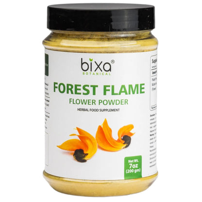 bixa BOTANICAL Forest Flame Tree Powder (Palash/Butea Monosperma), Herbal Natural Supplement for Men and Women | 7 Oz (200g) - dailyvitalstore