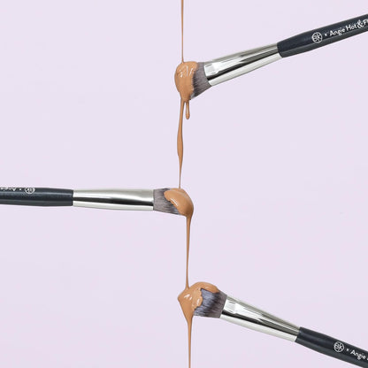 BK BEAUTY BRUSHES - ANGIE HOT & FLASHY A506 CONCEALER - Viral "Kitten Paw" Face Brush - Under-Eye Concealing and Contouring - Makeup Brushes - dailyvitalstore
