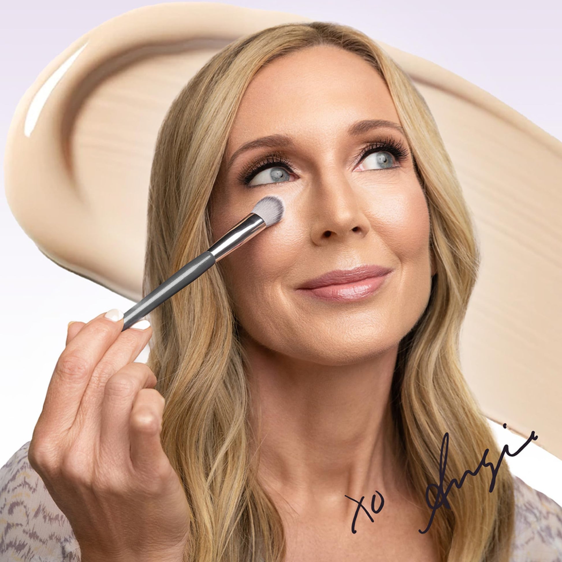 BK BEAUTY BRUSHES - ANGIE HOT & FLASHY A506 CONCEALER - Viral "Kitten Paw" Face Brush - Under-Eye Concealing and Contouring - Makeup Brushes - dailyvitalstore