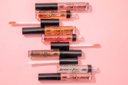 Black Radiance Beyond A Pout Lip Lacquer Lip Gloss, Extra Hot - dailyvitalstore