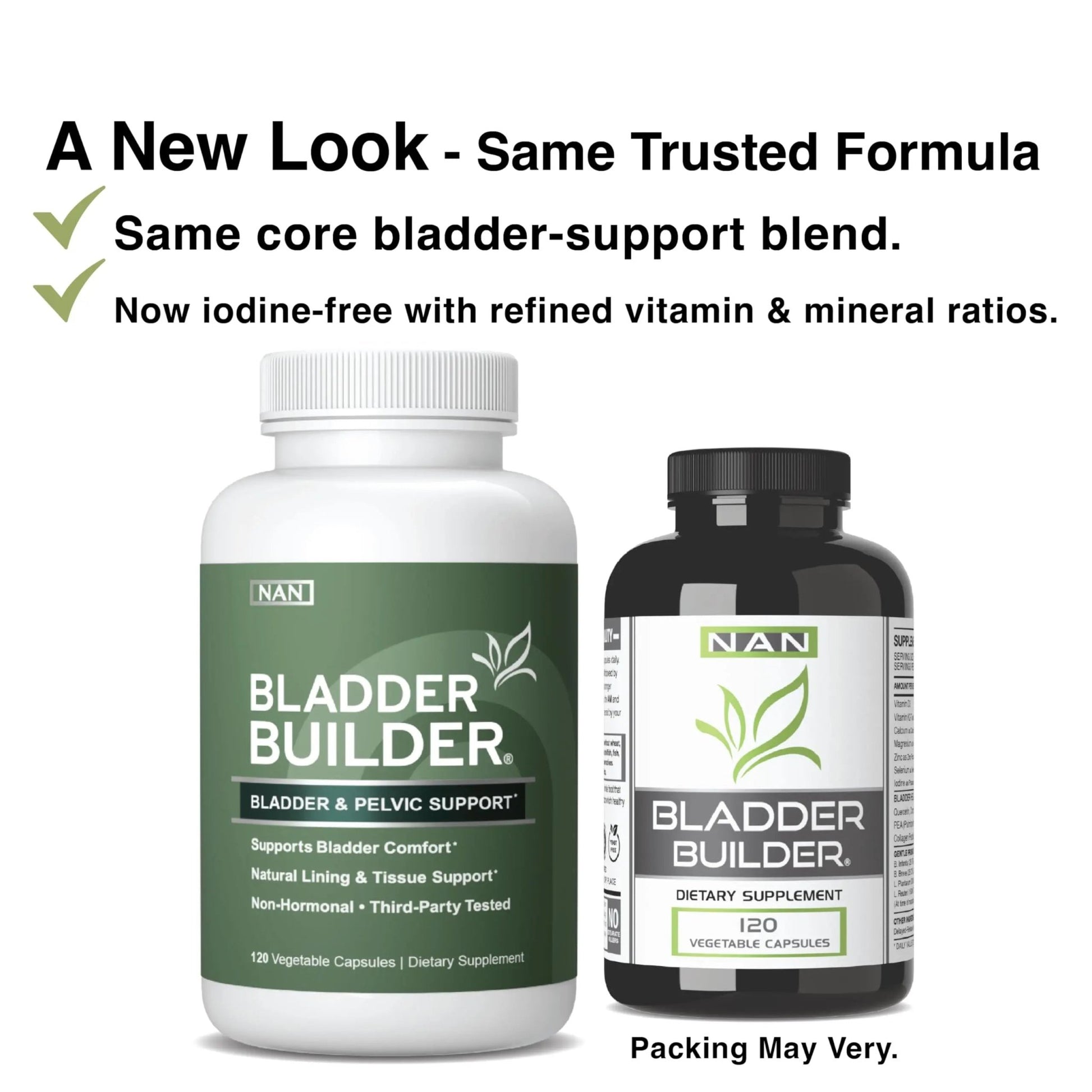 BLADDER BUILDER - Bladder Health Supplement for Bladder Support & Bladder Discomfort – Supports Bladder Lining – 120 Capsules – Made in USA** - dailyvitalstore