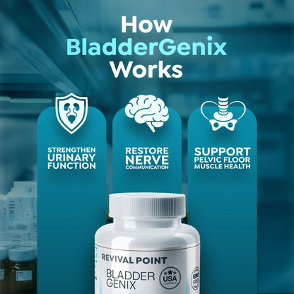 Bladdergenix Bladder Control Supplement for Women and Men – Natural Urinary Urgency & Frequency Support – Crataeva Nurvala & Lindera Aggregata Herbal Blend for Bladder Health – 56 Capsules - dailyvitalstore