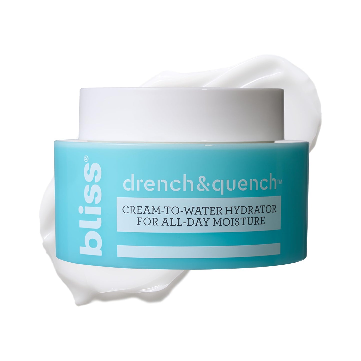 Bliss Drench & Quench Hyaluronic Acid Cream to Water Moisturizer | Lightweight Face Cream with 4 Types of Hyaluronic Acid for All Day Hydration and Plump Skin | Clean Vegan & Cruelty Free 1.7 fl oz - dailyvitalstore
