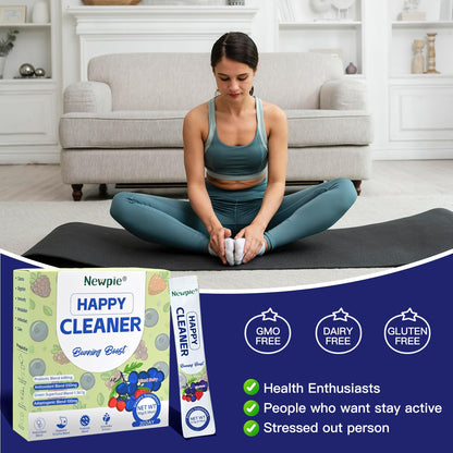 Blltzzz Newpie Superfoods Happy Cleaner Probiotic Powder,Watermelon Flavor Prebiotic & Probiotic Powder,Organic Fiber,Sugar Free,Gut Health,Natural Antioxidant - dailyvitalstore