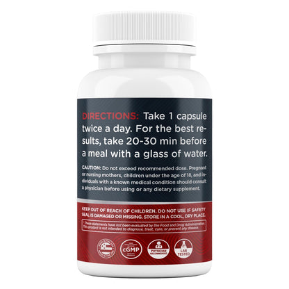 Blood Balance Supplement for Healthy Blood Support, Circulation, Metabolism & Vitality | Energy Formula with Premium Ingredients | Holistic Products to Support Cardiovascular Function – 60 Capsules - dailyvitalstore