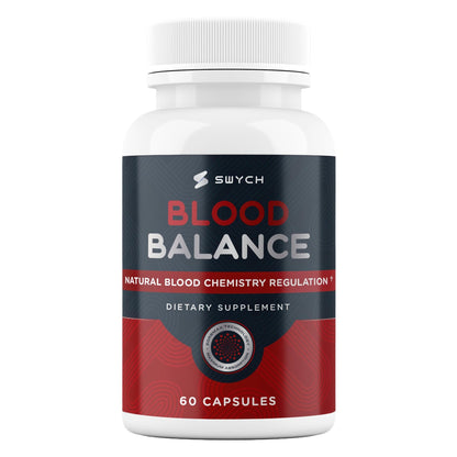 Blood Balance Supplement for Healthy Blood Support, Circulation, Metabolism & Vitality | Energy Formula with Premium Ingredients | Holistic Products to Support Cardiovascular Function – 60 Capsules - dailyvitalstore