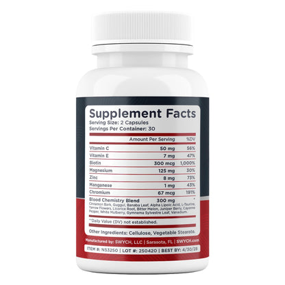 Blood Balance Supplement for Healthy Blood Support, Circulation, Metabolism & Vitality | Energy Formula with Premium Ingredients | Holistic Products to Support Cardiovascular Function – 60 Capsules - dailyvitalstore