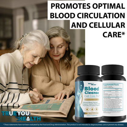 Blood Cleanse Cell Care Pro - Improved Formula - Our Best Blood Cleanse Detox - Cleanse Blood & Detox Body Cleanse - Full Body Cleanse - Sugar Detox Cleanse Pancreas Sweet Blood Cleanse Supplements - dailyvitalstore