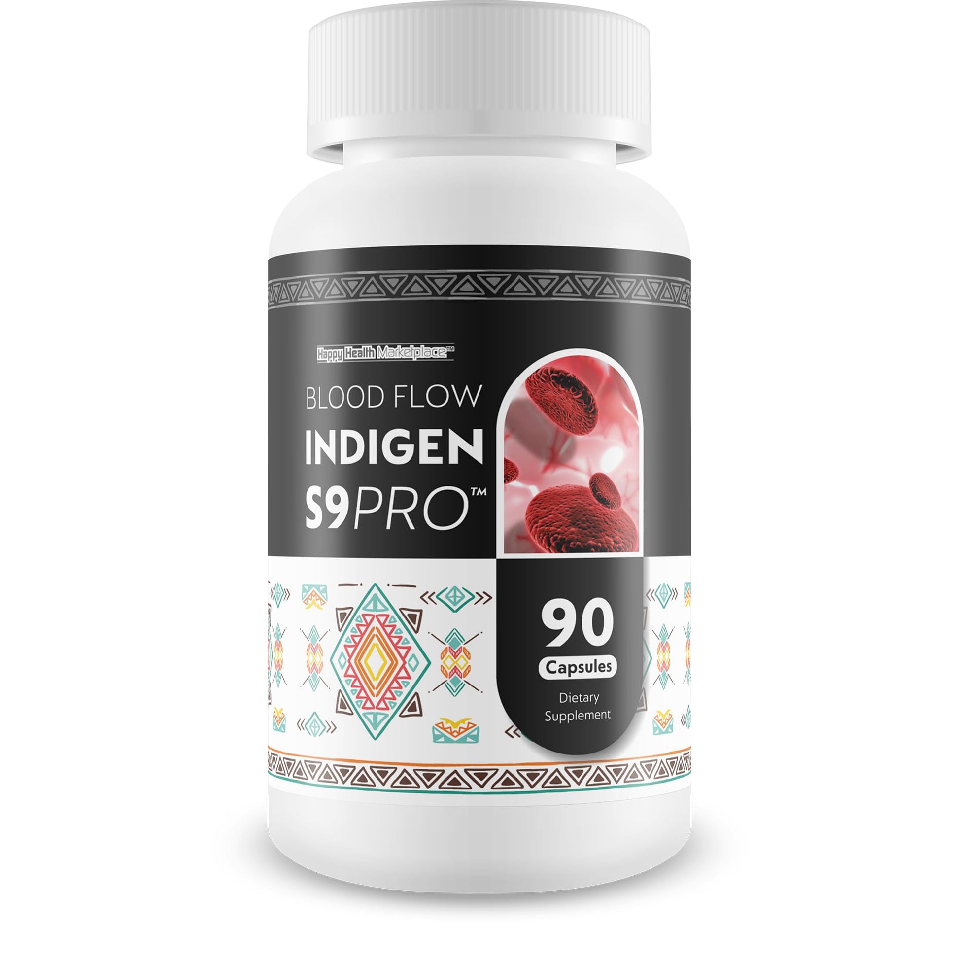 Blood Flow Indigen S9 Pro - Our Best Poor Circulation Supplements for Advanced Blood Flow Care - Blood Circulation Support - Blood Circulation Supplements for Healthy Blood Flow Help Blood Flow Pills - dailyvitalstore