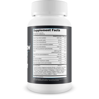 Blood Flow Nitrox Pro Plus - Improved Formula - Our Best Blood Circulation Supplements For Men - Vasodialators - Increase Blood Flow Care Blood Circulation Supplement Blood Flow Supplement For Men - dailyvitalstore