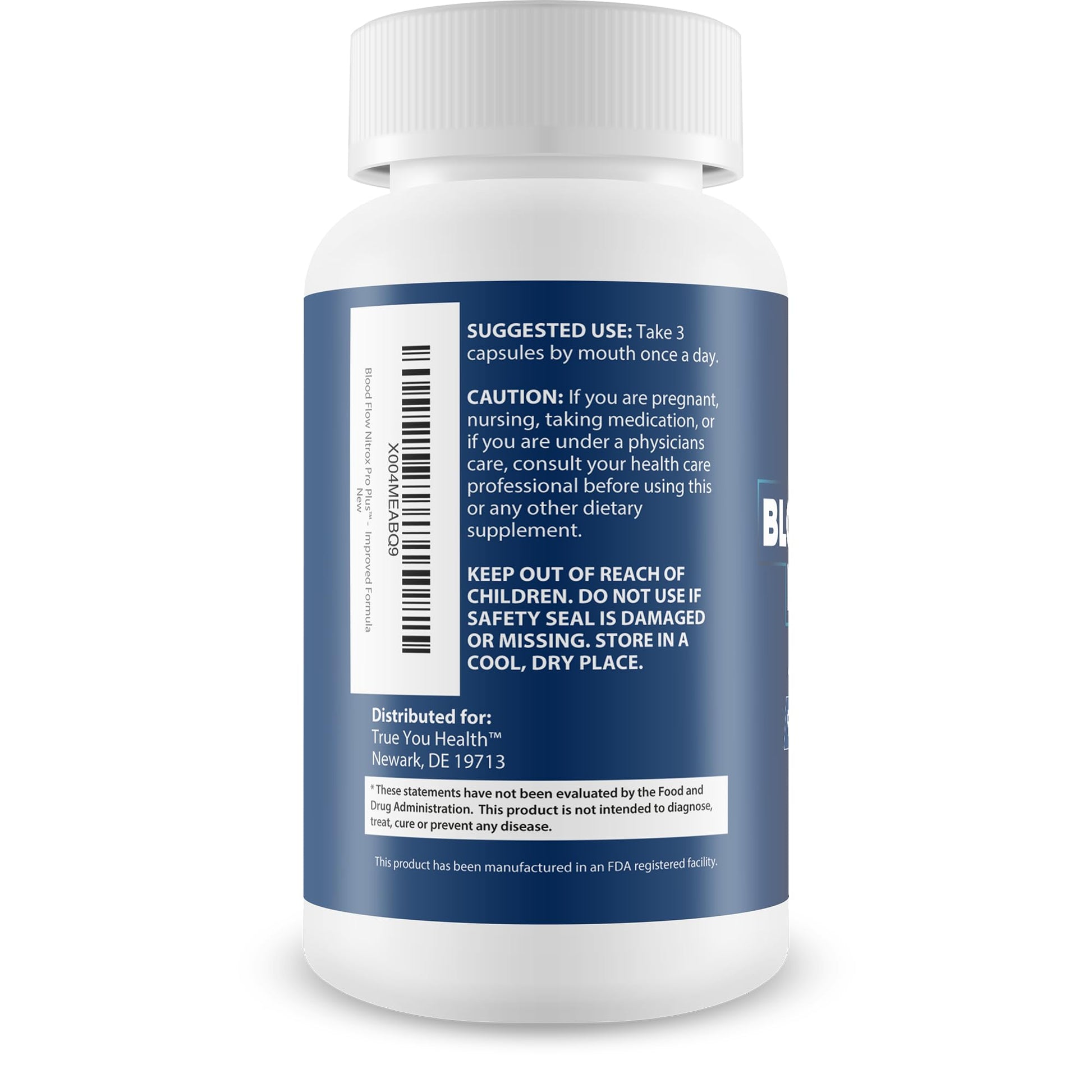 Blood Flow Nitrox Pro Plus - Improved Formula - Our Best Blood Circulation Supplements For Men - Vasodialators - Increase Blood Flow Care Blood Circulation Supplement Blood Flow Supplement For Men - dailyvitalstore