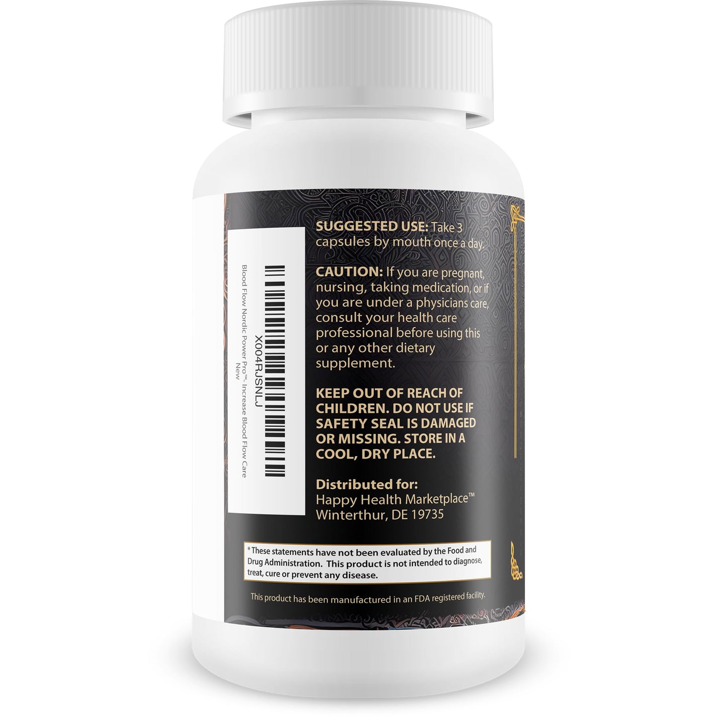 Blood Flow Nordic Power Pro - Our Best Blood Circulation Supplements for Men - Increase Blood Flow Care - Better Blood Flow Nordic Power Male Pills - Male Nordic Power Supplement for Max Blood Flow - dailyvitalstore