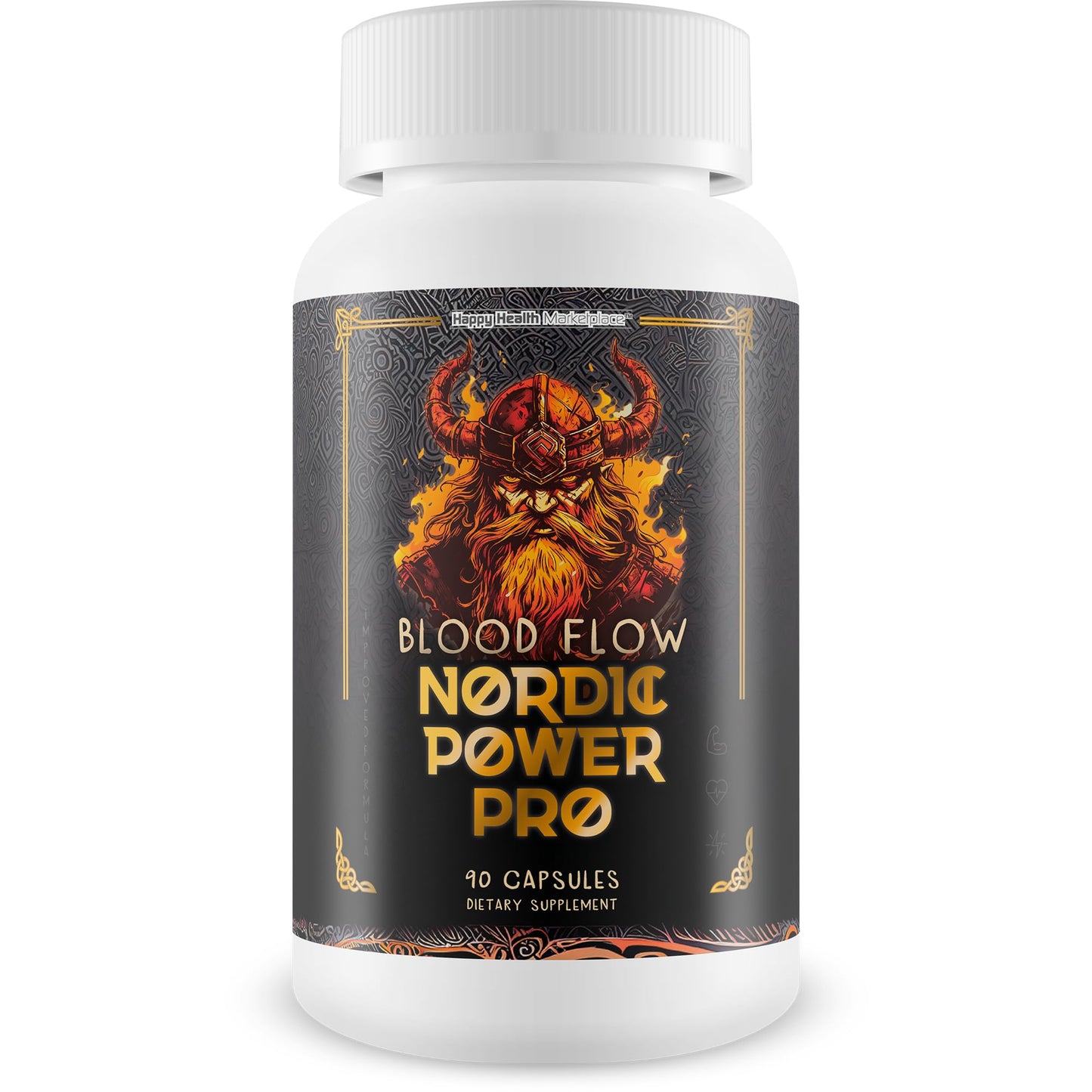Blood Flow Nordic Power Pro - Our Best Blood Circulation Supplements for Men - Increase Blood Flow Care - Better Blood Flow Nordic Power Male Pills - Male Nordic Power Supplement for Max Blood Flow - dailyvitalstore