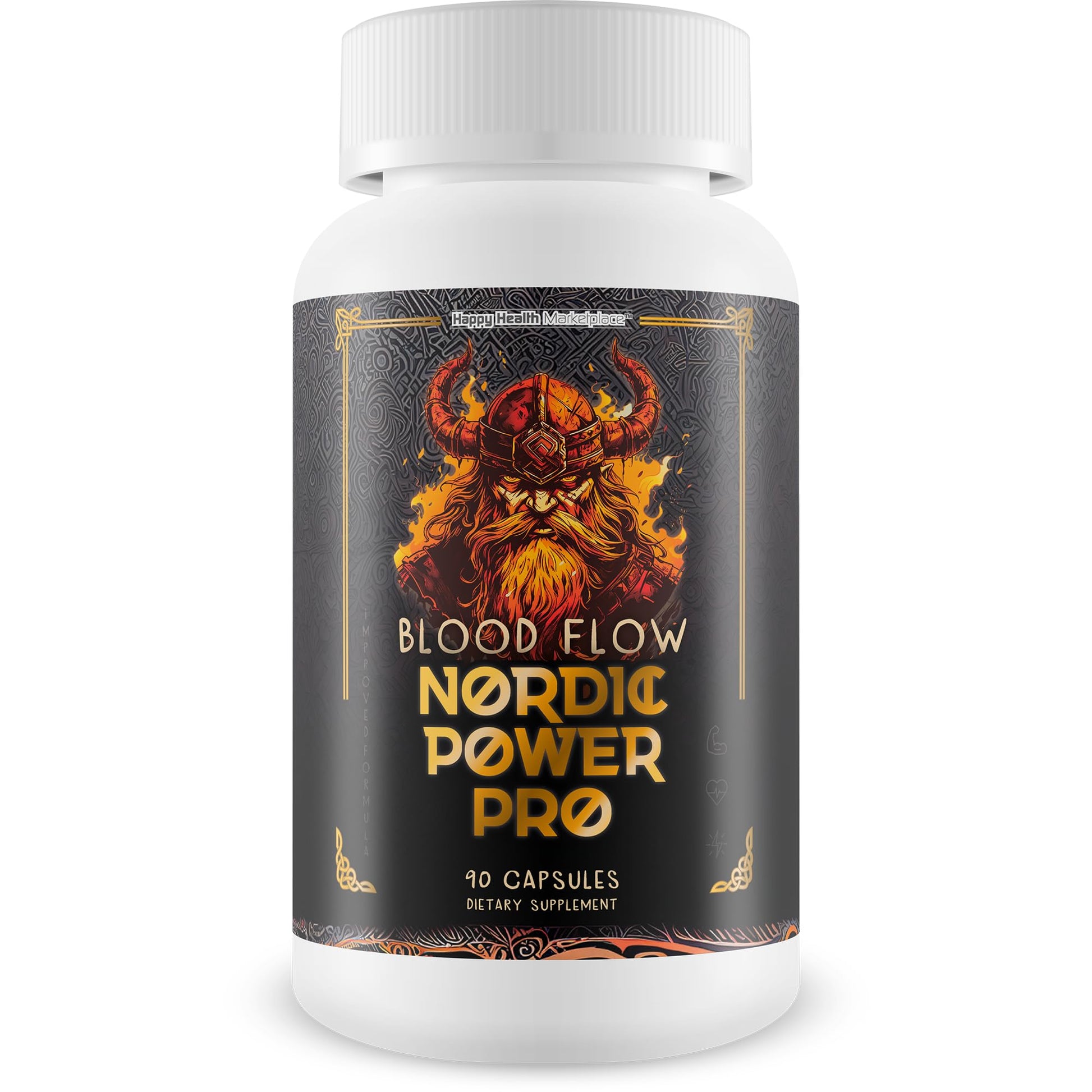 Blood Flow Nordic Power Pro - Our Best Blood Circulation Supplements for Men - Increase Blood Flow Care - Better Blood Flow Nordic Power Male Pills - Male Nordic Power Supplement for Max Blood Flow - dailyvitalstore