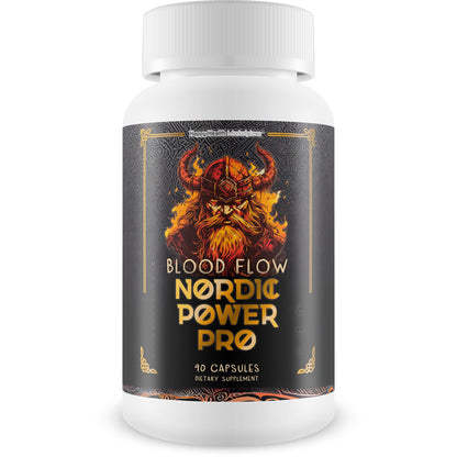 Blood Flow Nordic Power Pro - Our Best Blood Circulation Supplements for Men - Increase Blood Flow Care - Better Blood Flow Nordic Power Male Pills - Male Nordic Power Supplement for Max Blood Flow - dailyvitalstore